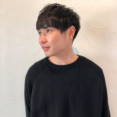 襟足スッキリマッシュレイヤー