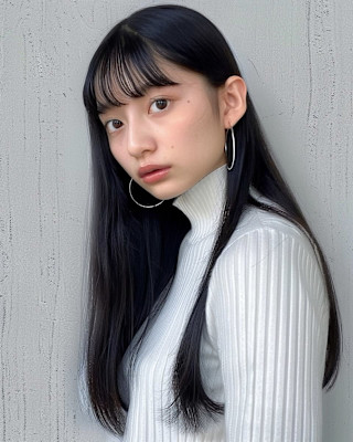 dark gray × straight