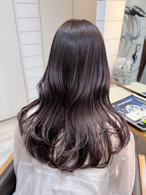 ホワイトグレージュ/デジタルパーマ/フェザーパーマ/渋谷