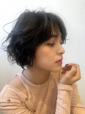 ショートボブパーマ
