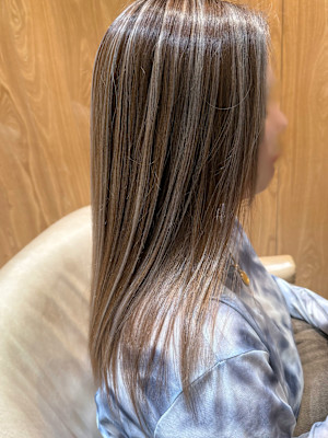 3Dハイライト×ホワイトベージュ