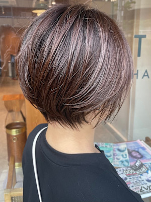 大人ショート×オイルでサラっと仕上げで◎