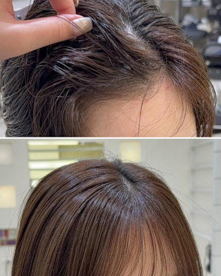 割れちゃう前髪にはクロスパーマ