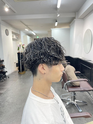 メンズパーマ/ツイスパ/波巻き/ニュアンスパーマ/ピンパーマ