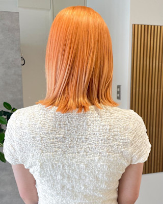 【hinari】オレンジカラー/春カラー/ハイトーンカラー