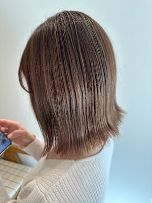 ハイライト×オリーブベージュ/イルミナカラー