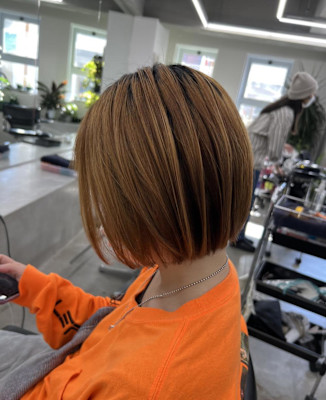 ピタッと収まるボブ