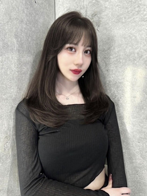 ＊透けグレージュくびれヘアロング＊【Zina梅田茶屋】