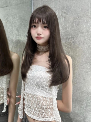 ＊オリーブグレージュくびれヘアカール＊【Zina梅田茶屋】