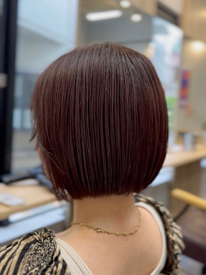 【noi.】シンプルボブ×ナチュラルピンク