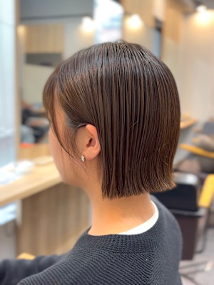 【noi.】カジュアル切りっぱなしボブ