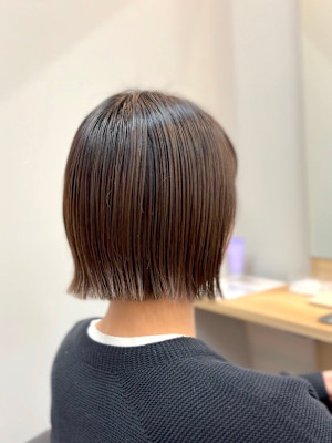 【noi.】カジュアル切りっぱなしボブ