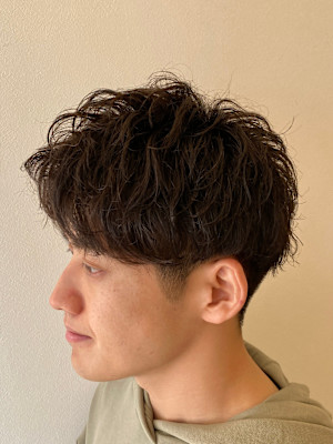 ツーブロック×ナチュラルツイスト