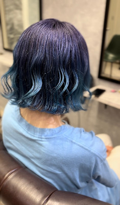 グラデーションカラー×ブルーラベンダー