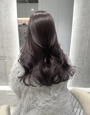 髪質改善＊透けブラウンハイライト＊美髪【Zina博多】