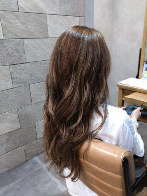 ハイライト×アッシュベージュ☆