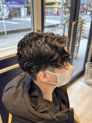 スパイラルパーマ