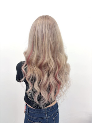 バレイヤージュ修正からのブロンド★