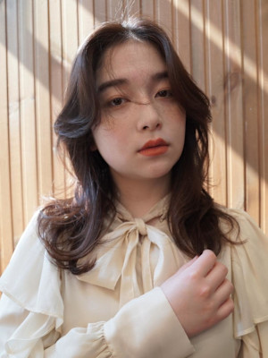 ふんわりかきあげミディアム