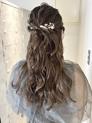 【nanaka】結婚式アレンジ/ヘアアレンジ/ハーフアップ