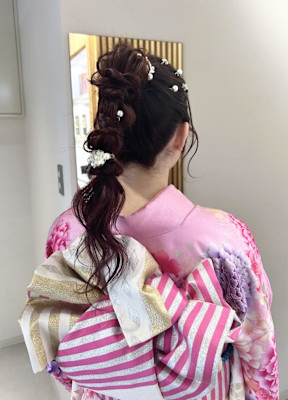 【Nanaka】成人式ヘアセット