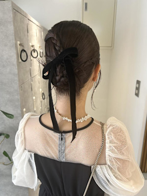 【Nanaka】カチモリ/お呼ばれヘアセット/ボブアレンジ