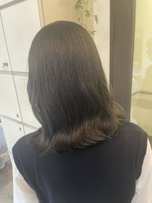透明感抜群オリーブグレーカラー【髪質改善/錦糸町】