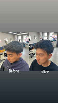 ショート無造作パーマ