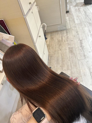 ストロベリーミルクブラウン【髪質改善/錦糸町】