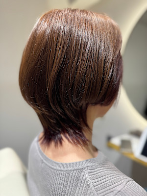 くびれウルフスタイル×ツートーンカラー 『銀座/個室』