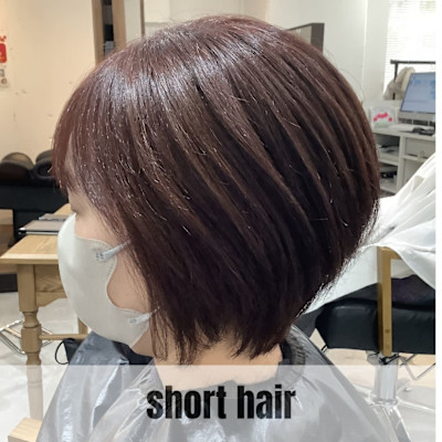 お客様スタイル ピンクベージュ