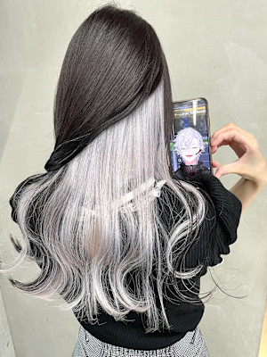 にじさんじ 葛葉 インナー シルバー ホワイト グレー ラベ