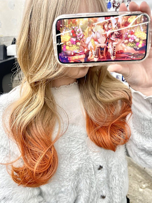 プロセカ 天馬司 グラデーション ベージュ オレンジ