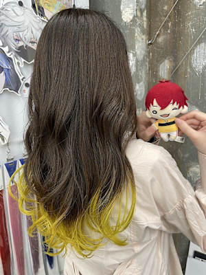 テニスの王子様 丸井ブン太 推しカラー グラデーションカラー