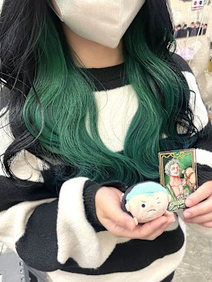 ワンピース ロロノアゾロ 推しカラー インナーカラー