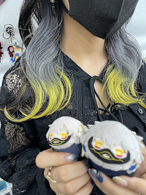 刀剣乱舞 鳴狐 推しカラー グラデーション アニメカラー