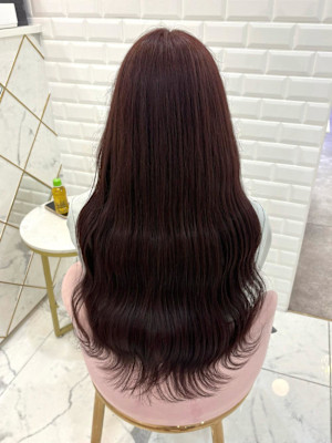 初カラーブリーチなしW＊ピンクカラー＊まゆ