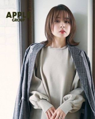 外はね×顔周りレイヤー