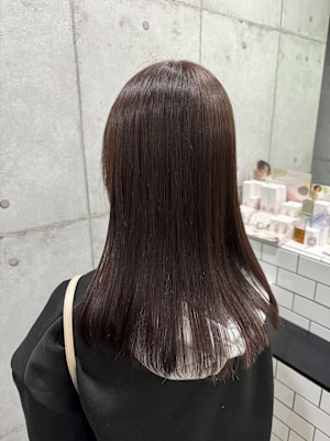 乾かすだけでまとまる柔らかストレート