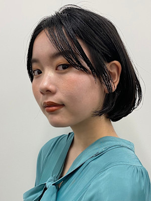 ショート・ボブ/面長/前髪なし/絶壁解消/30代/40代/