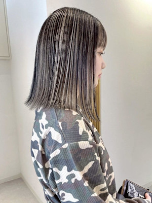 【rizu】アンブレラカラー/ハイライト/ミルクティー