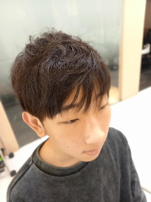 前髪ストレート