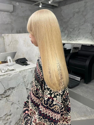 抜きっぱなしブロンド/ホワイトブロンド