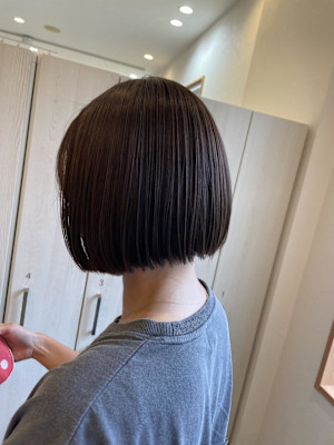 ボブ/ミニボブ/グレージュ