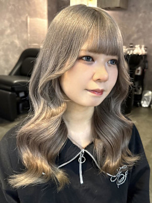 《ゆい》ミルクティーグレージュ/グレージュ