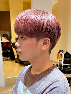 メンズマッシュ/刈り上げ/ブリーチカラー