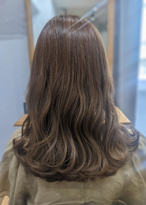 透けベージュブラウン