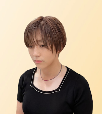  ボブカット＆アンブレラハイライトカラー