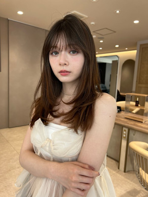 髪質改善＊ワイドバングくびれレイヤー＊【Zina 新宿】	