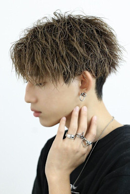 2WAY前下がりセンターパート